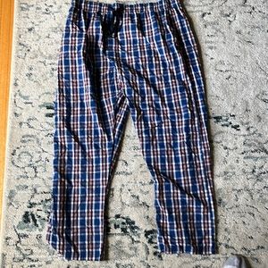Pajama pants blue plad